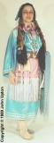 CC07-H-16: Woman's Fancy Dress Regalia (Dance Circle, Oklahoma 1975)