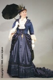 CC11-H-09b: 1883 Bustle Gown