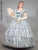 CC11-H-15a: 1855 Silk Evening Gown