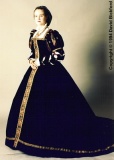 CC12-H-08a: French Court Gown circa 1560-1570