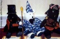 CC17-DC-01-03: 1. Torture the Bear (left), 2. Willie the Wizard (middle), 3. One Eye Bob (right)