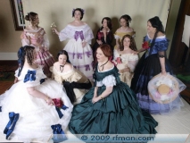 CC26-H-11a: The Empress Eugenie of France Surrounded by Her Maids of Honor, 1855