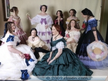 CC26-H-11b: The Empress Eugenie of France Surrounded by Her Maids of Honor, 1855