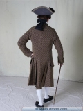 CC26-H-18d: Men's Suit Coat, Waistcoat and Breeches circa 1765-1790