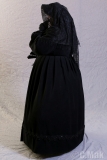 CC32-H-18c: 1855 Mourning Gown