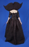 CC34-FS-10b: Black Bat Flower Gown