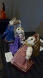 CC40-DC-11e: The Lady BunBuns, a Trio of Renaissance Sock Bunnies